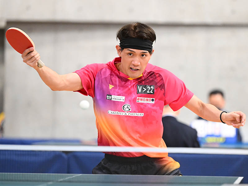 全日本選手権　男子シングルス　 VICTAS契約選手は3名が3回戦進出！の画像