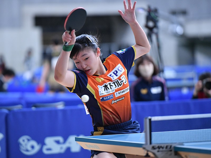 第1シードの張本美和選手