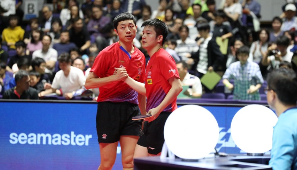 ライオン卓球ジャパンオープン荻村杯・札幌大会　 男女ダブルス決勝