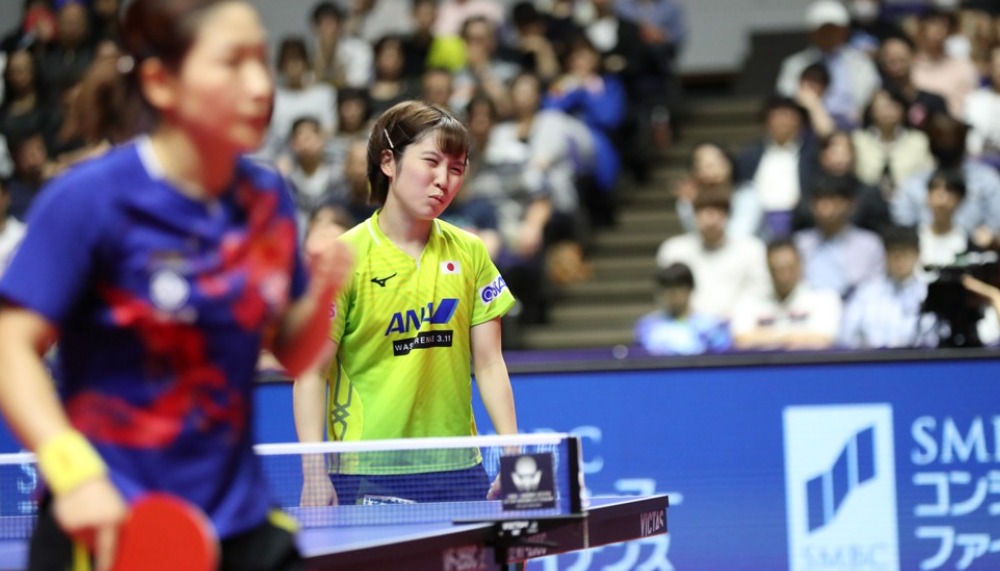 ライオン卓球ジャパンオープン荻村杯・札幌大会 　女子シングルス準決勝