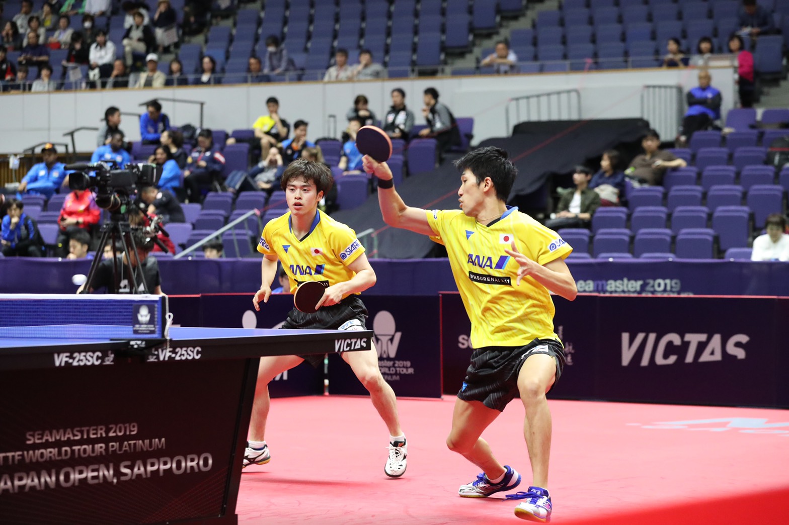 ライオン卓球ジャパンオープン荻村杯・札幌大会 　男子ダブルス　森園政嵩　吉村真晴　　結果　卓球　VICTAS JOURNAL　国際大会　VICTAS　