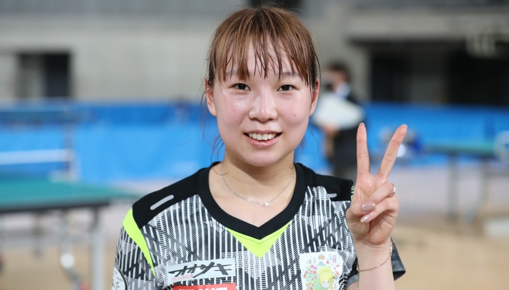 女子シングルス優勝：松平志穂