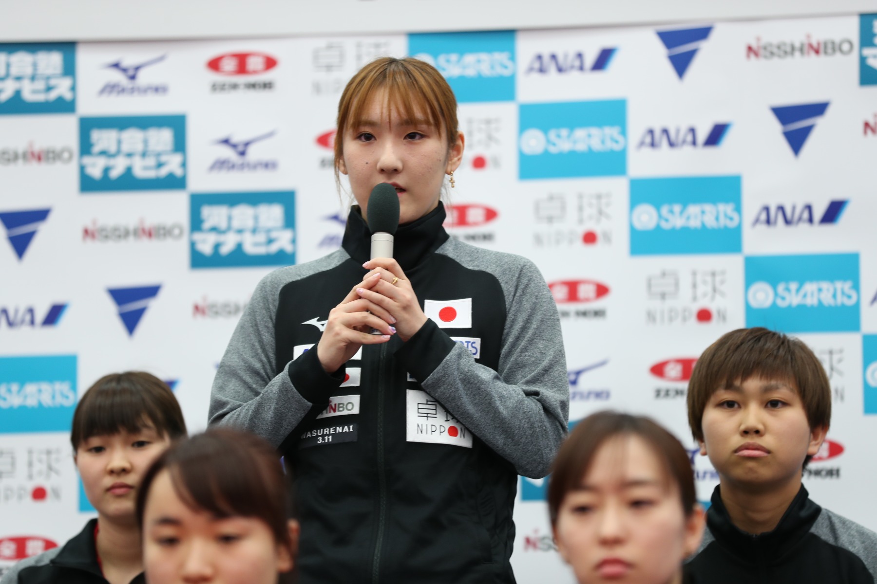 抱負を語る加藤美優選手