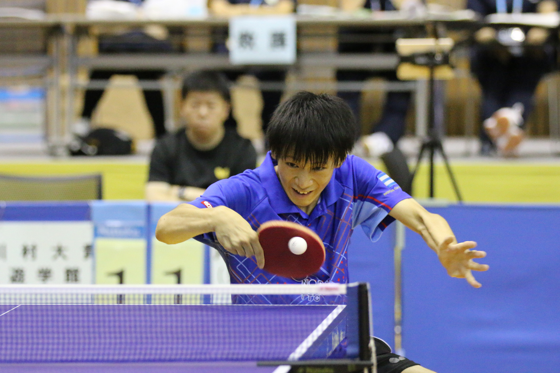 戸上選手の試合の様子