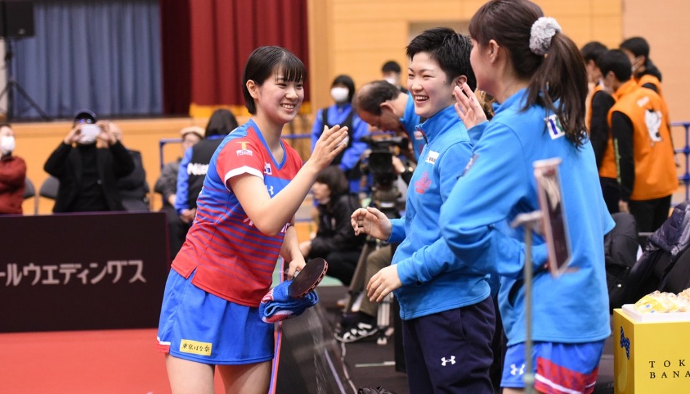 ノジマTリーグ 2019-2020シーズン　女子　2月2日時点順位