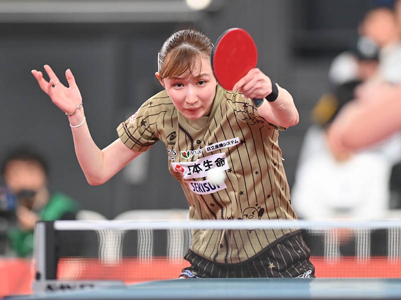 4連覇がかかっていた早田。敗れたとはいえ、終盤の粘りとテクニックは見事。今後も日本女子を牽引する存在であり続けるだろう